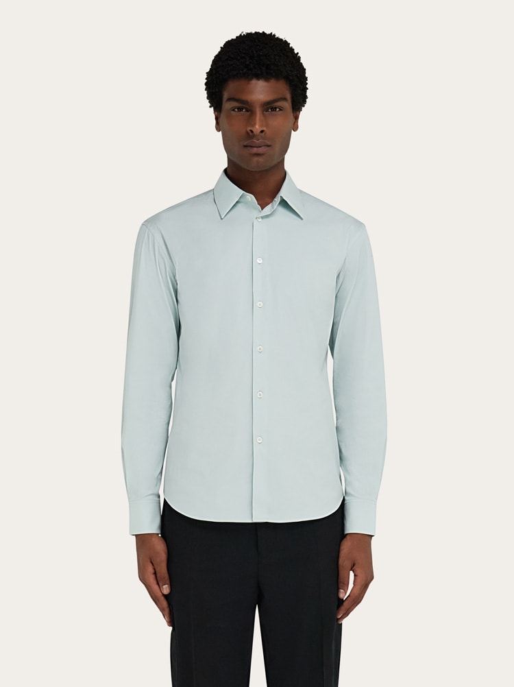 Camisa de popelín elástico Gallery image 2