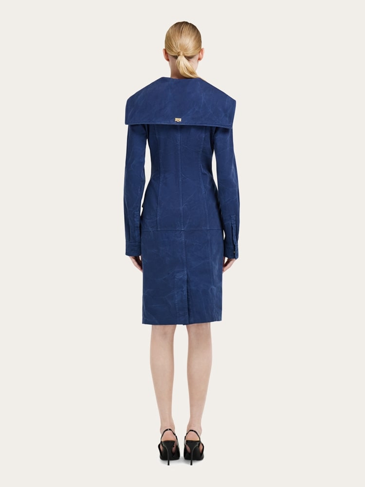 Washed gabardine dress Gallery image 3
