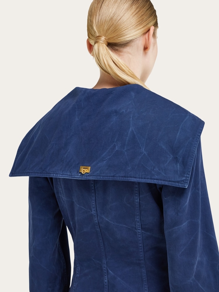 Washed gabardine dress Gallery image 4