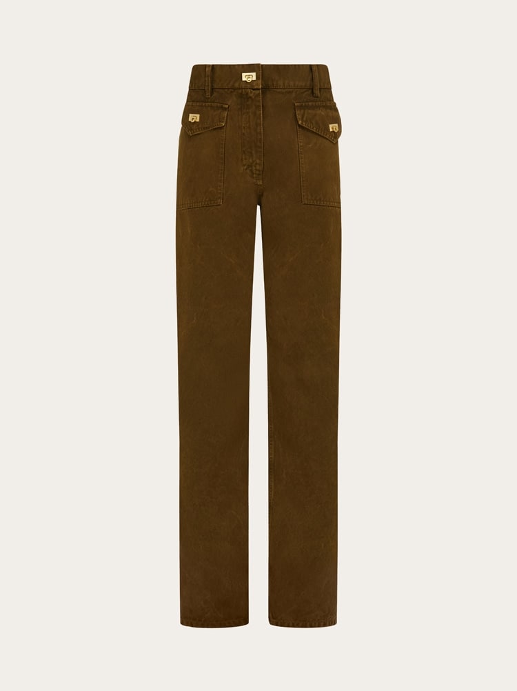 Pantalon avec poches appliquées Gallery image 1