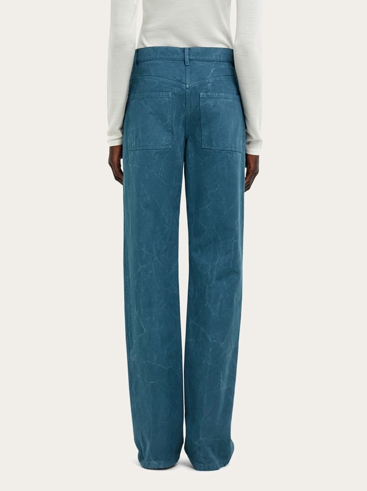 Washed gabardine trouser Gallery image 4
