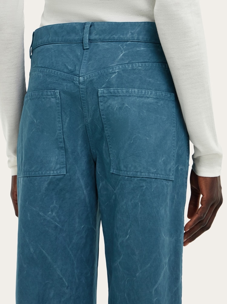 Washed gabardine trouser Gallery image 5