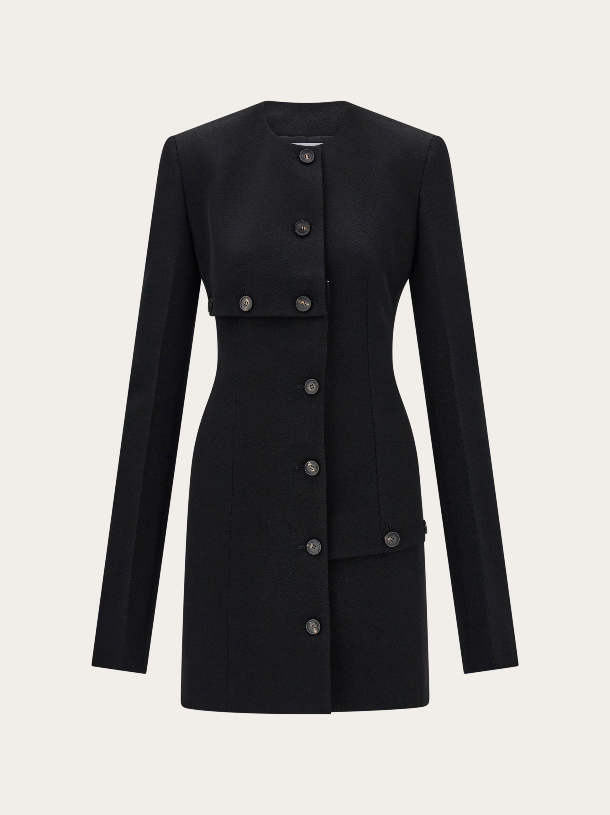 Wool jacket with button detail - Women | Ferragamo