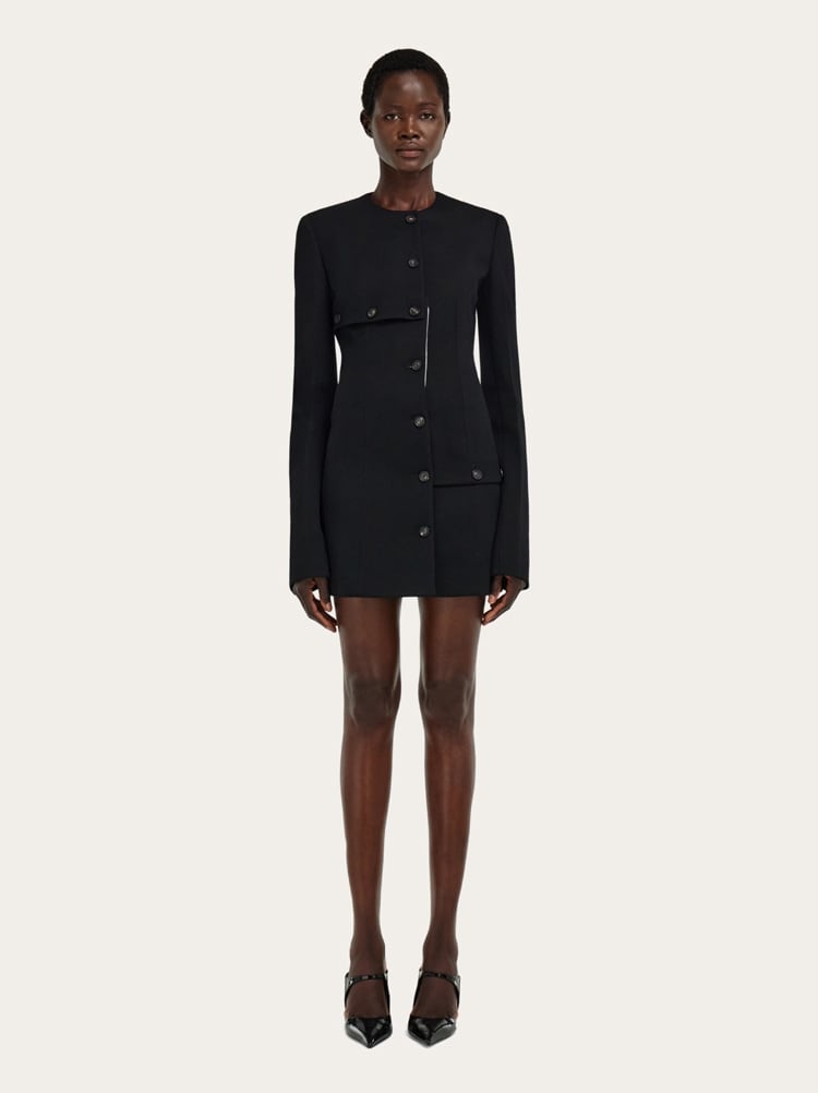 Wool jacket with button detail Gallery image 8
