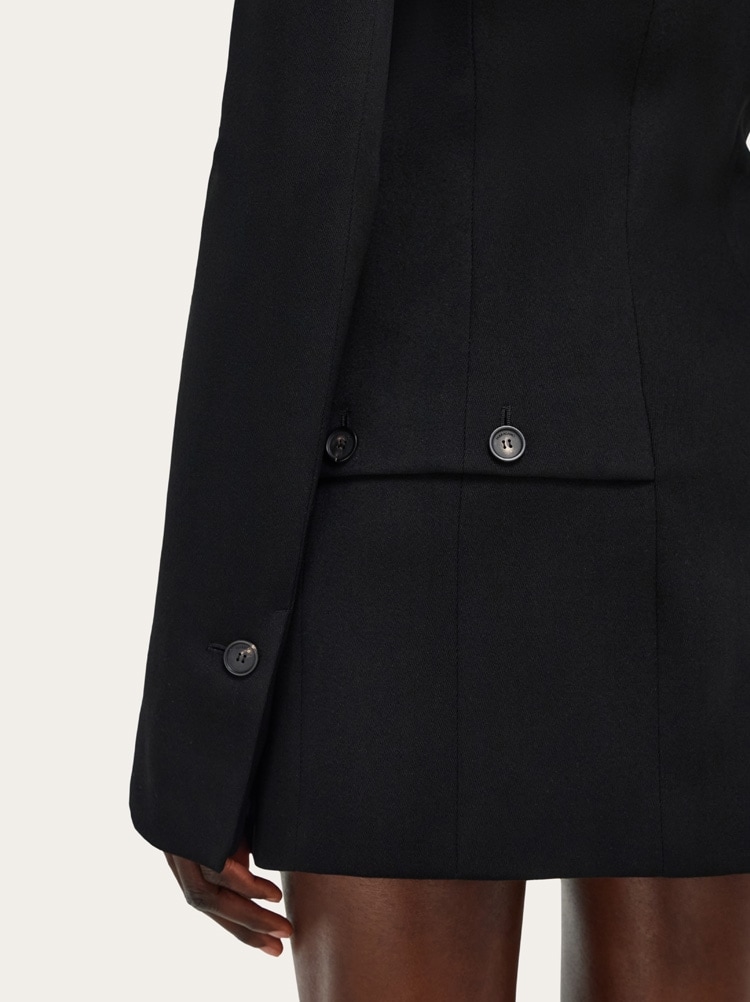 Wool jacket with button detail Gallery image 5