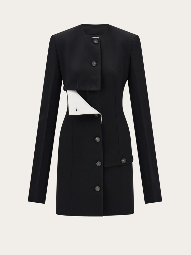 Wool jacket with button detail Gallery image 6