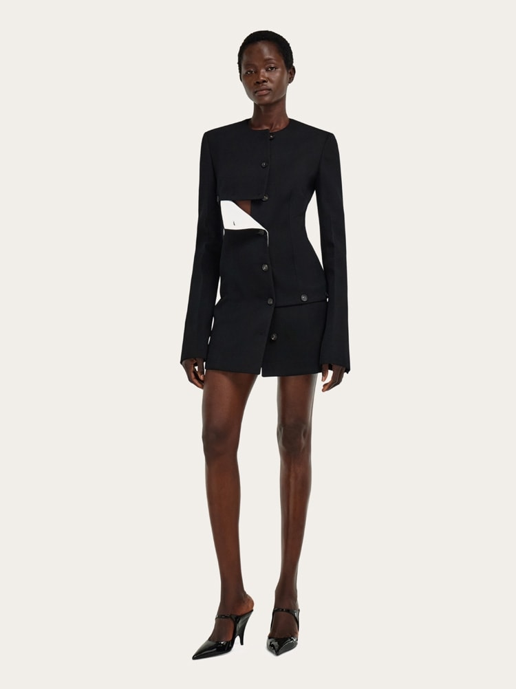 Wool jacket with button detail Gallery image 7