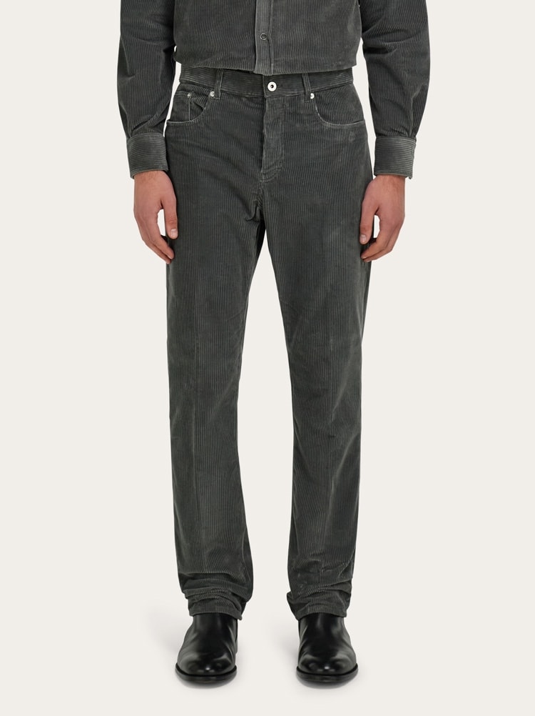 Corduroy five-pocket trousers Gallery image 2