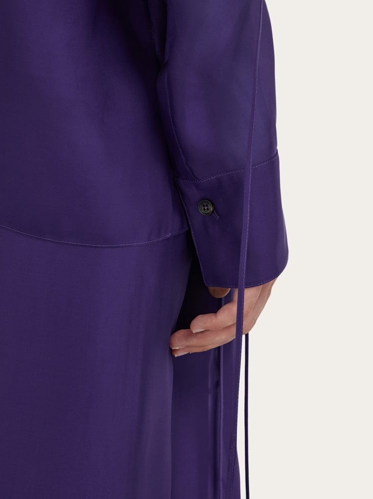 Organza blouse with string tie detail Gallery image 5