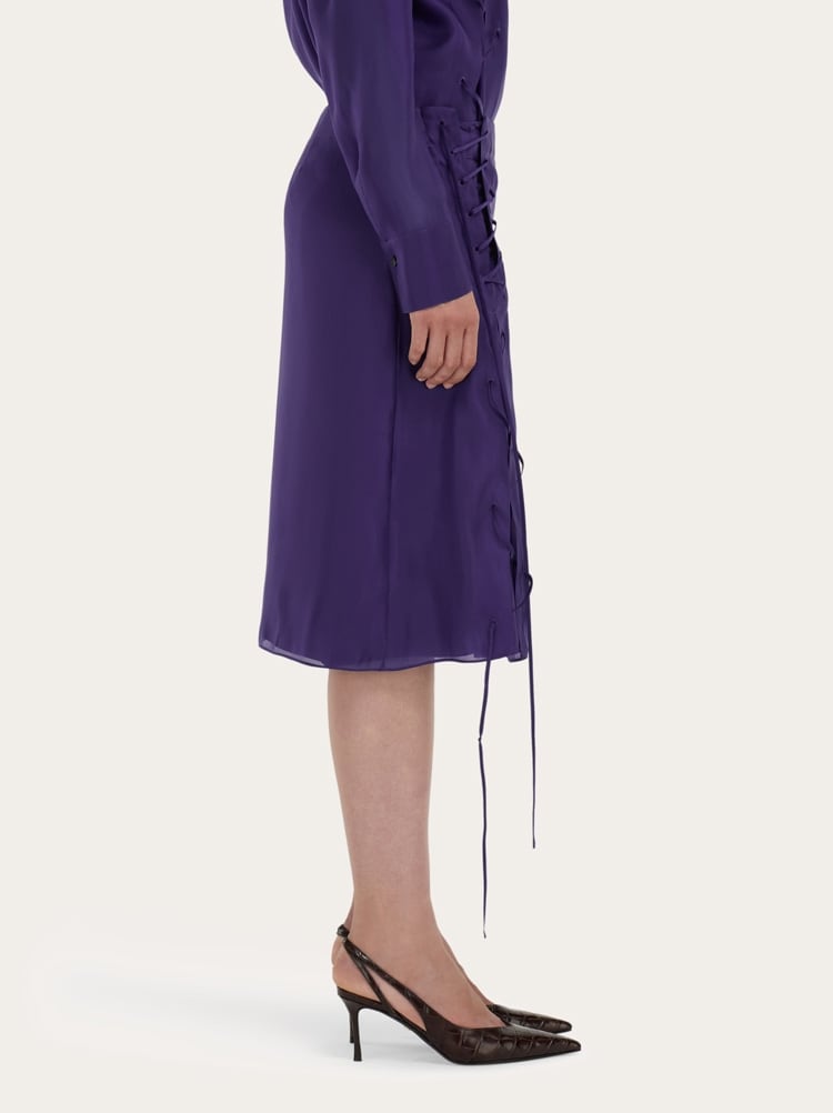 Organza skirt with string tie detail Gallery image 3