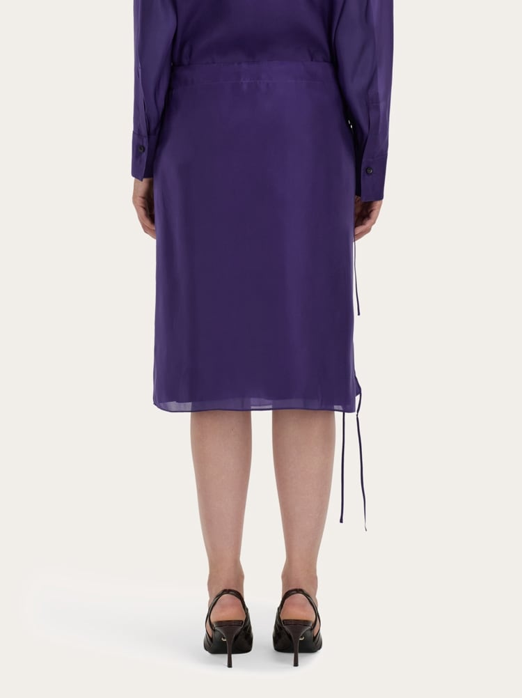 Organza skirt with string tie detail Gallery image 4