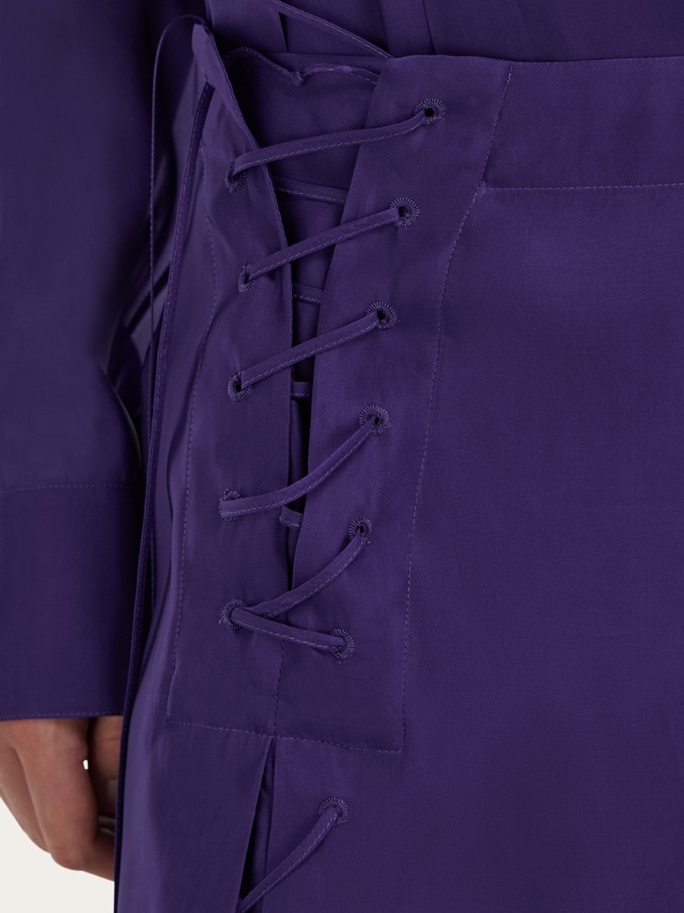 Organza skirt with string tie detail Gallery image 5