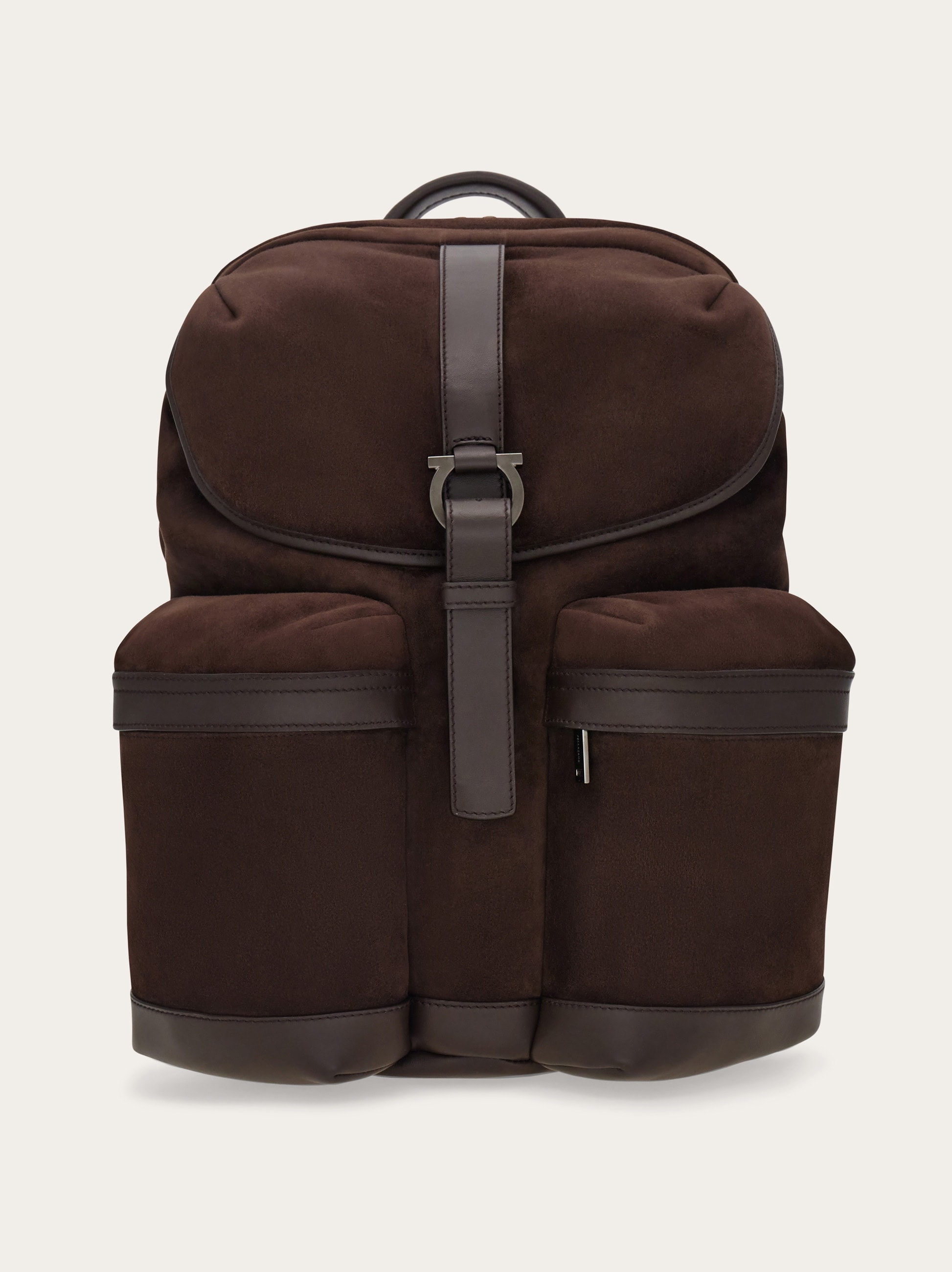 Suede backpack - Men | Ferragamo