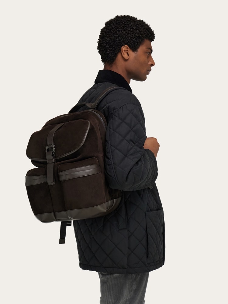 Suede backpack Gallery image 2