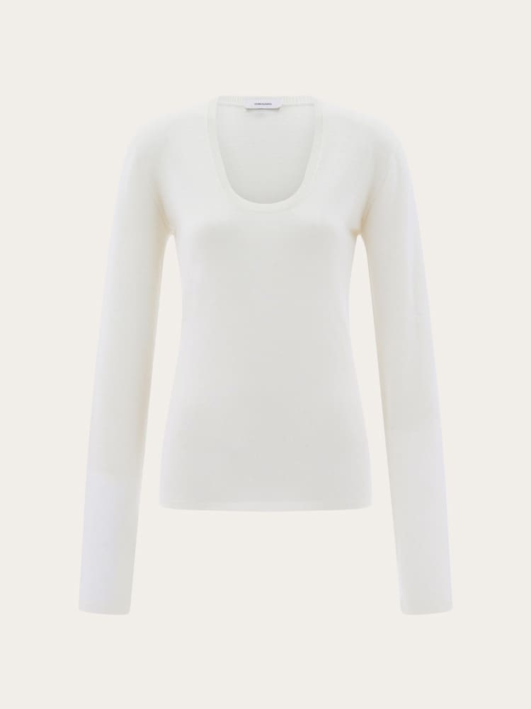 Lightweight wool top Gallery image 1