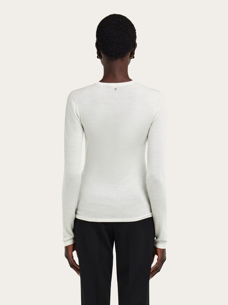 Lightweight wool top Gallery image 3