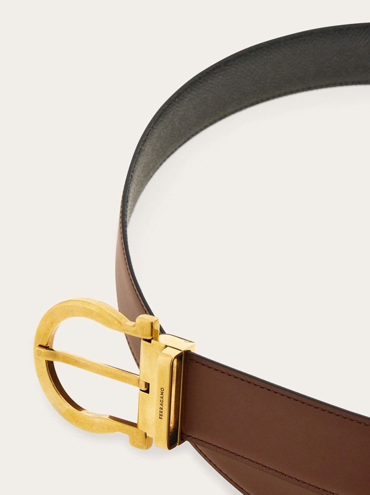 Ceinture réversible et réglable simple Gancini Gallery image 4