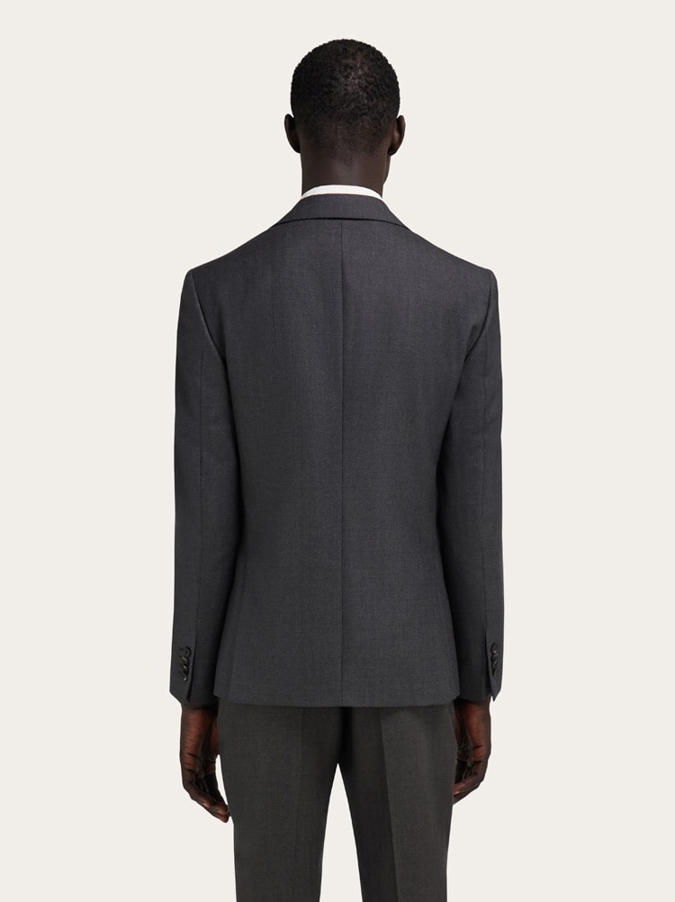 Single-breasted pure wool blazer Gallery image 3