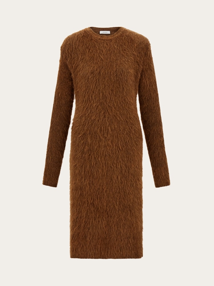 Robe col ras du cou en tricot Gallery image 1
