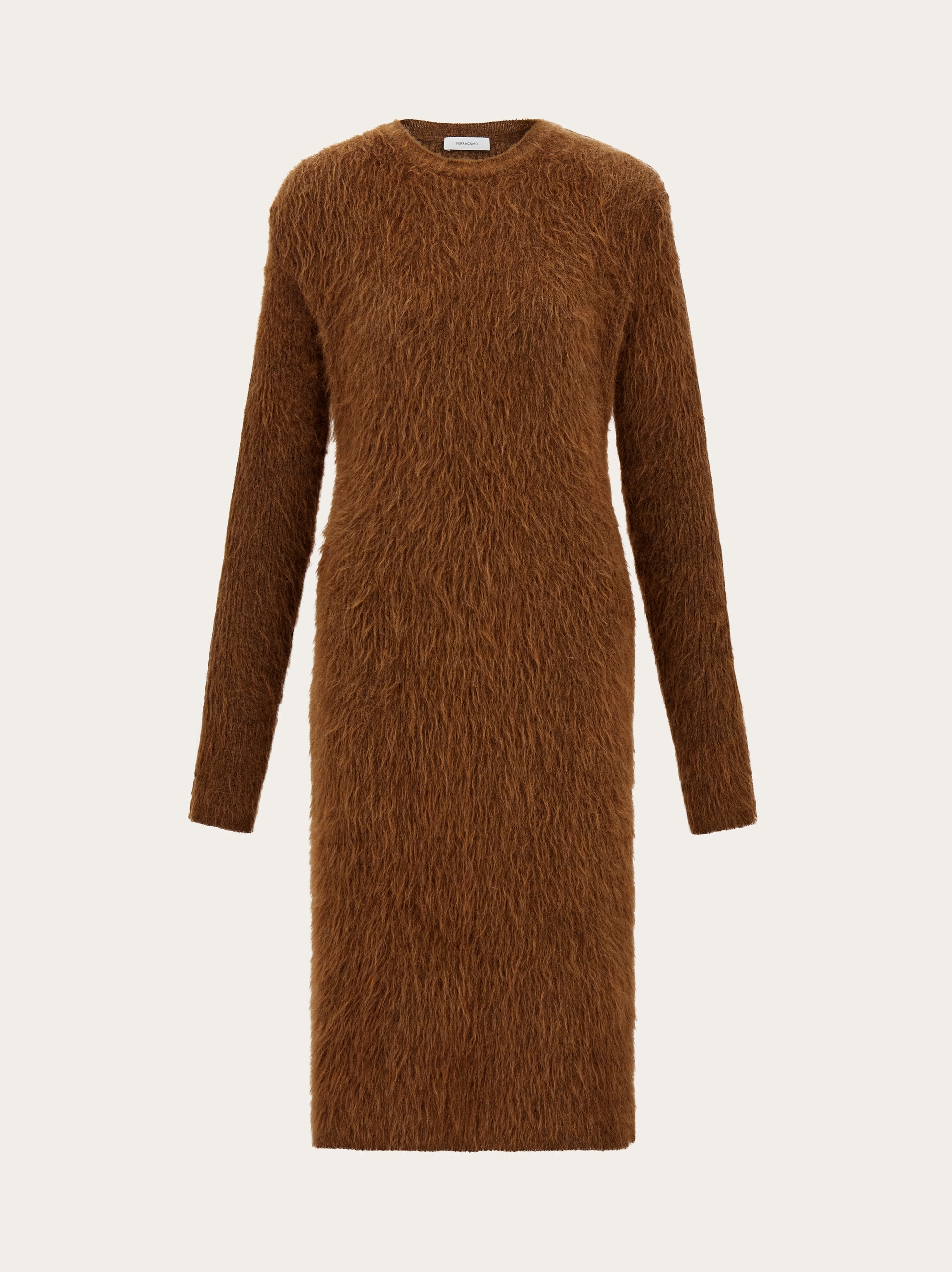 Knitted crew neck dress - Women | Ferragamo