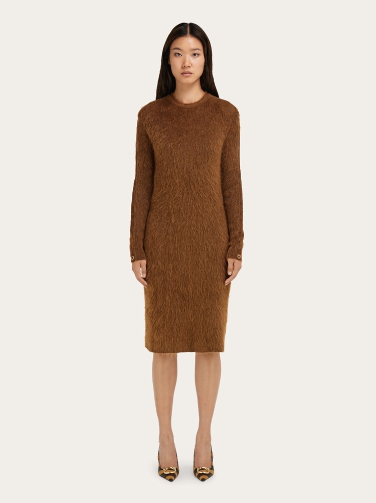 Robe col ras du cou en tricot Gallery image 2