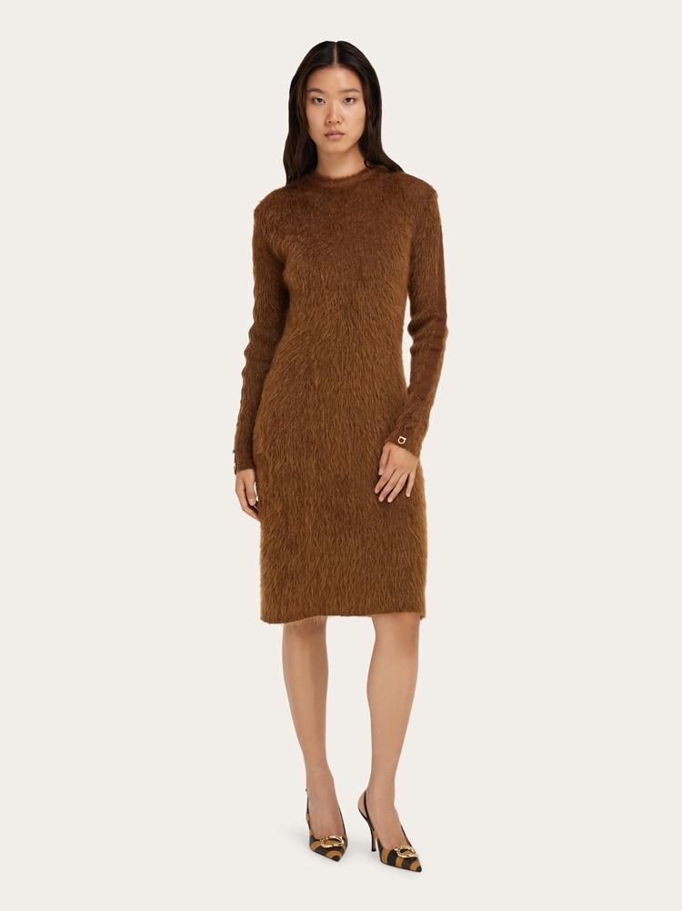 Robe col ras du cou en tricot Gallery image 7