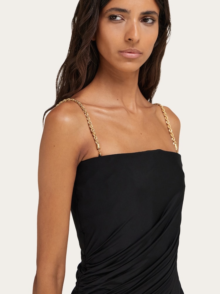 Robe bustier avec drapé Gallery image 5
