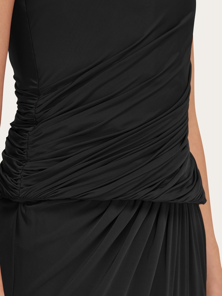 Gathered top with chain detail Gallery image 5