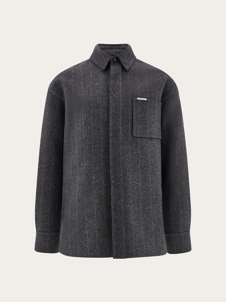 Cashmere-blend overshirt Gallery image 1