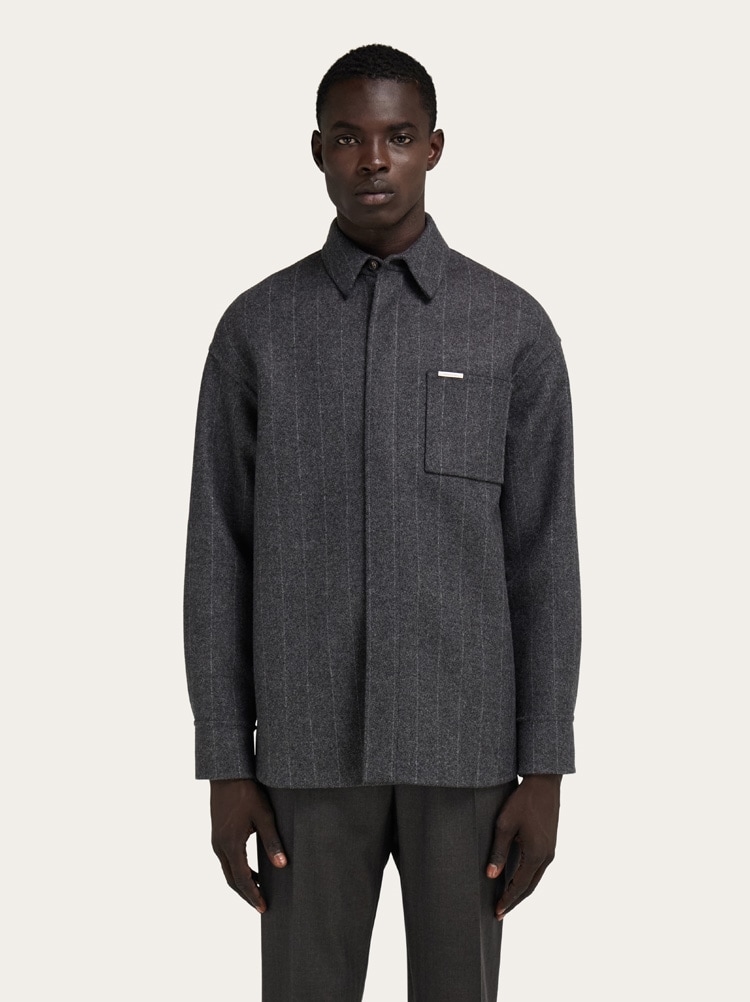Cashmere-blend overshirt Gallery image 2