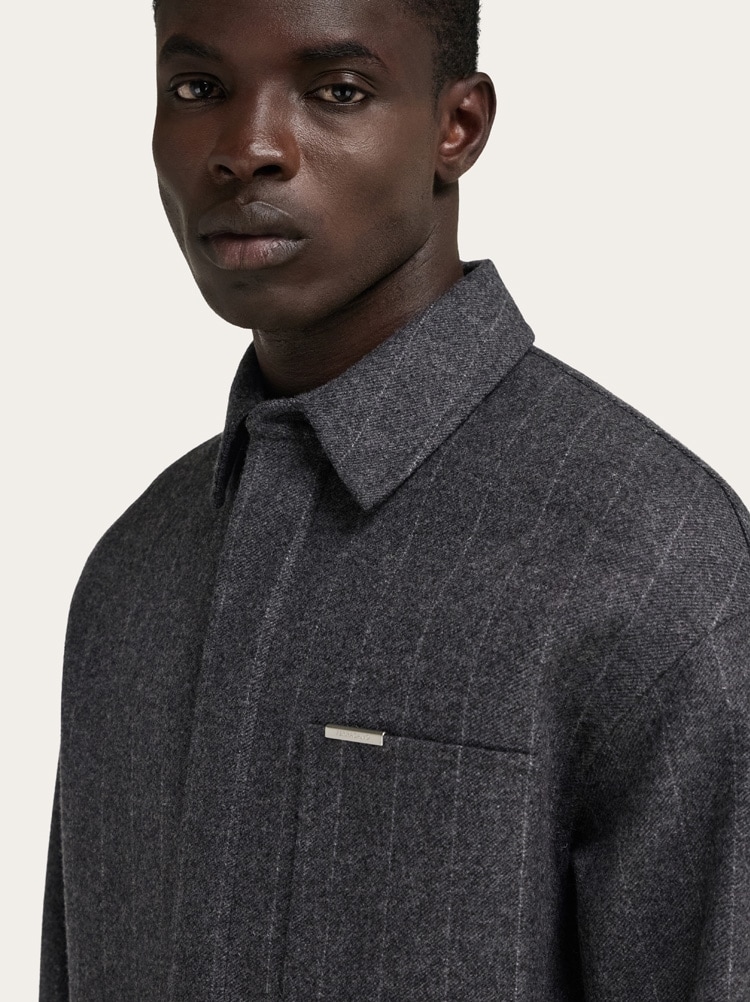Cashmere-blend overshirt Gallery image 4