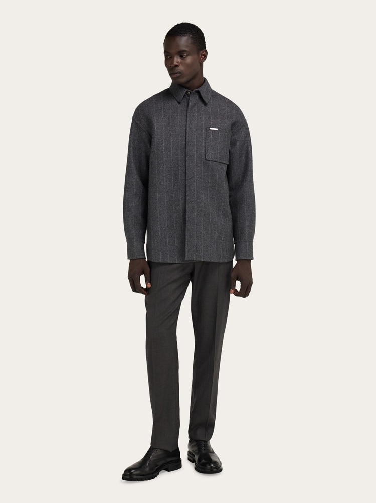 Cashmere-blend overshirt Gallery image 6