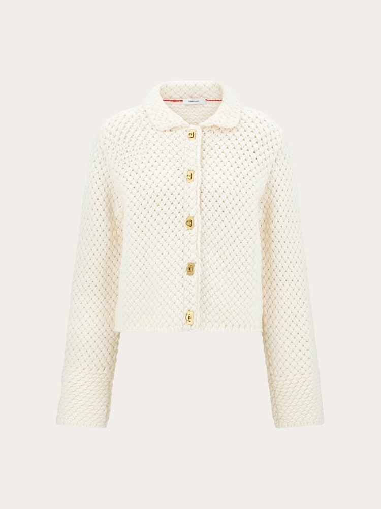 Knitted boxy cardigan Gallery image 1