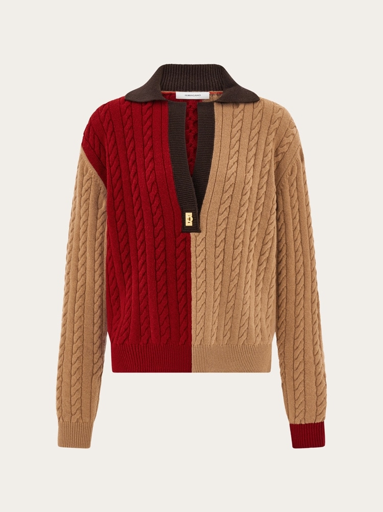 Pull avec tresses Gallery image 1