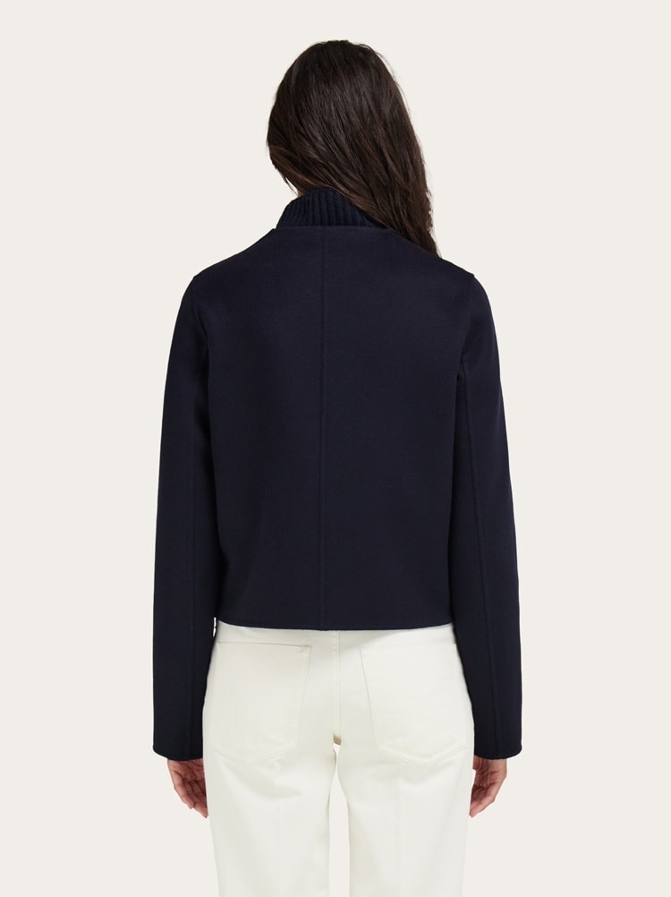 Boxy jacket with Gancini buttons Gallery image 3
