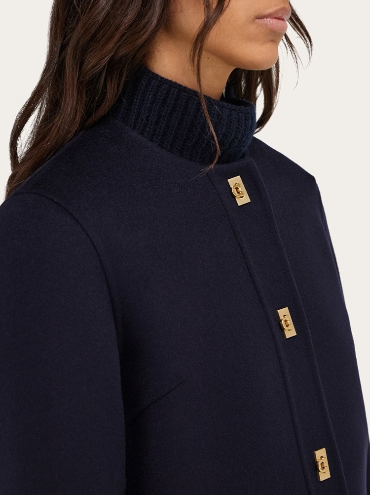 Boxy jacket with Gancini buttons Gallery image 4