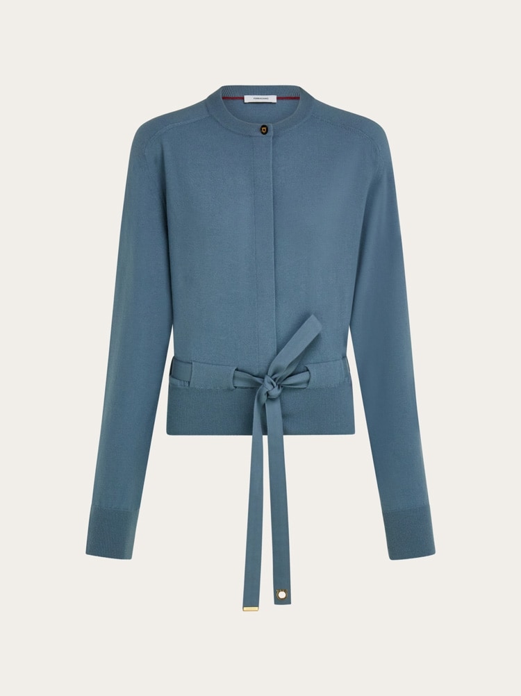 Cardigan avec ruban Gallery image 1