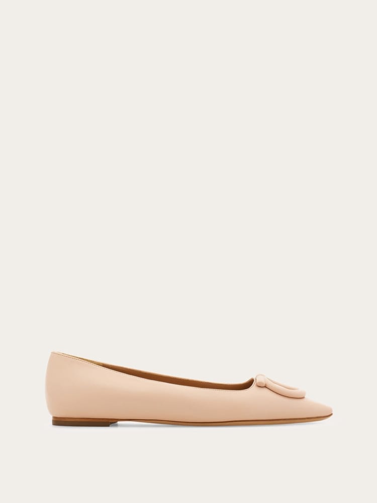 Tonal maxi Gancini ballet flat Gallery image 1
