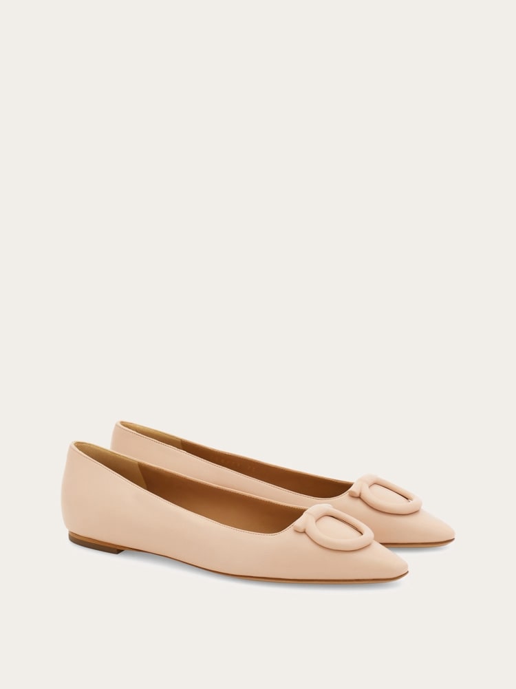 Tonal maxi Gancini ballet flat Gallery image 2
