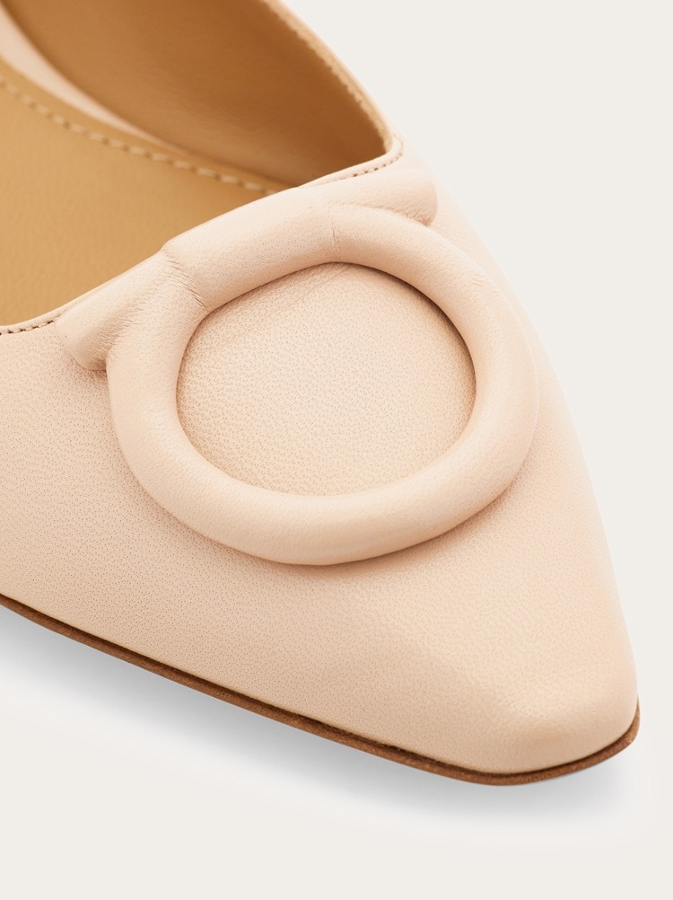 Tonal maxi Gancini ballet flat Gallery image 4