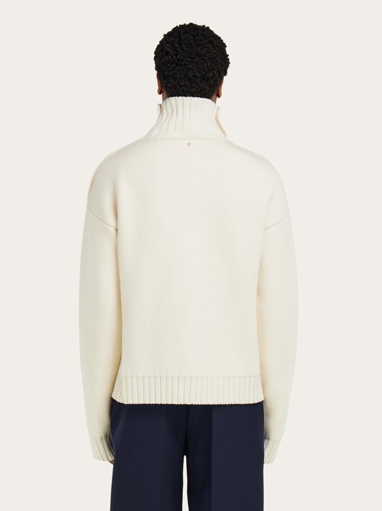 Knitted sweater with button detail Gallery image 2
