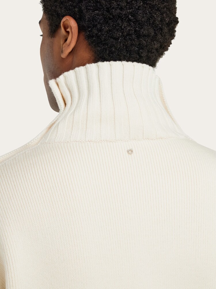 Knitted sweater with button detail Gallery image 4