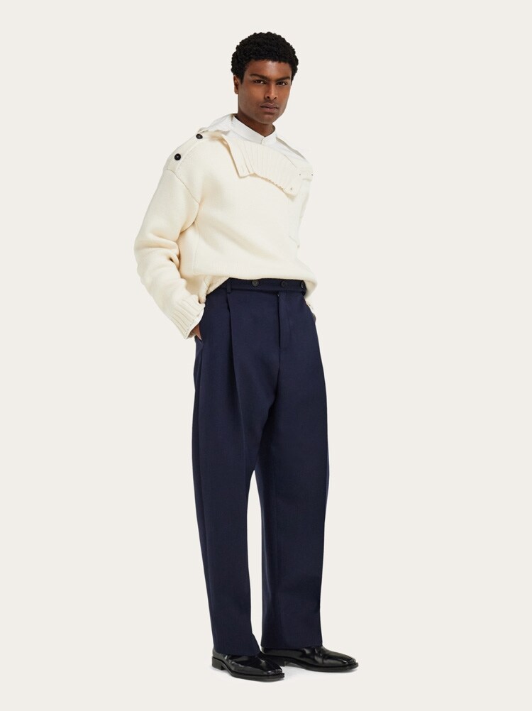 Knitted sweater with button detail Gallery image 6