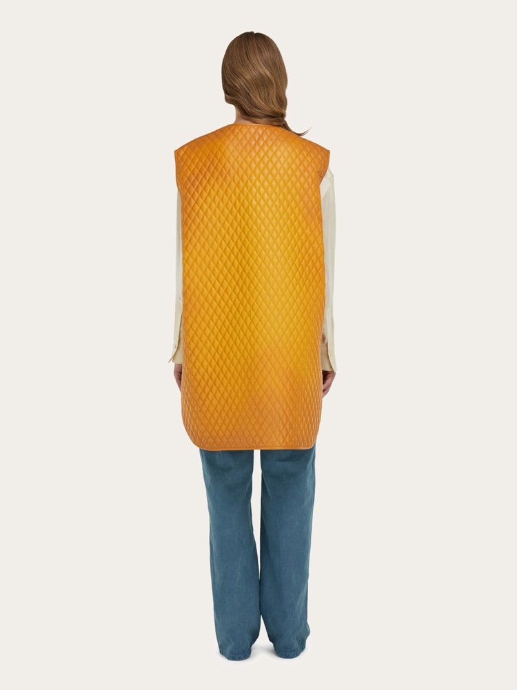 Gilet in nappa trapuntata Gallery image 3