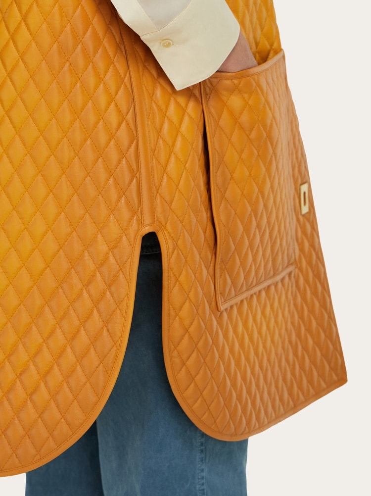Gilet in nappa trapuntata Gallery image 5