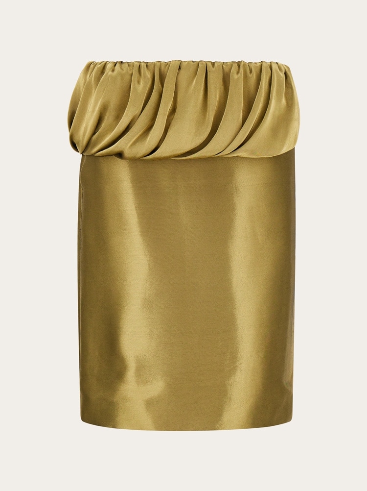 Liquid lamé skirt Gallery image 1