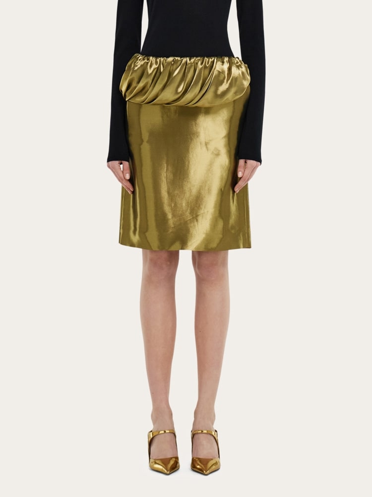 Liquid lamé skirt Gallery image 2