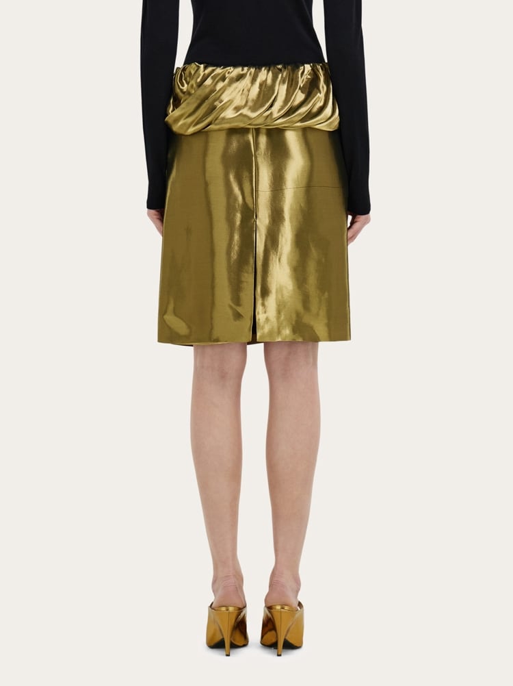 Liquid lamé skirt Gallery image 3
