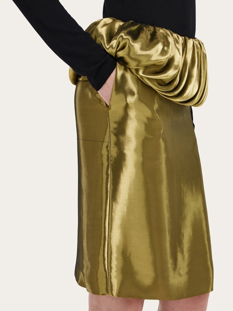 Liquid lamé skirt Gallery image 4
