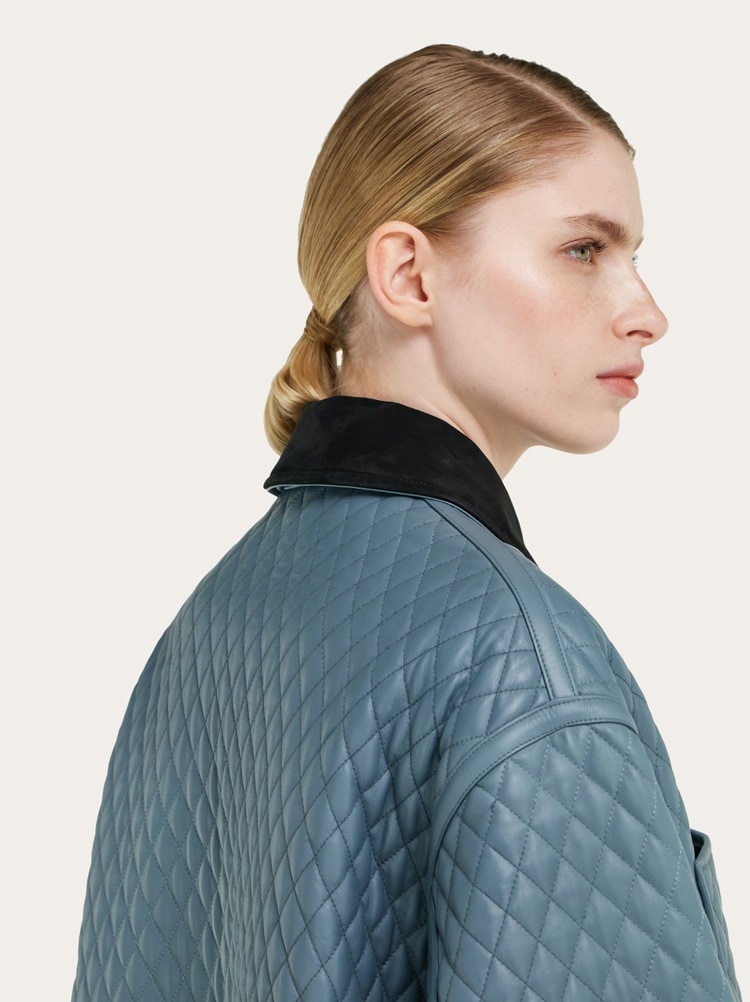Quilted nappa blouson Gallery image 6